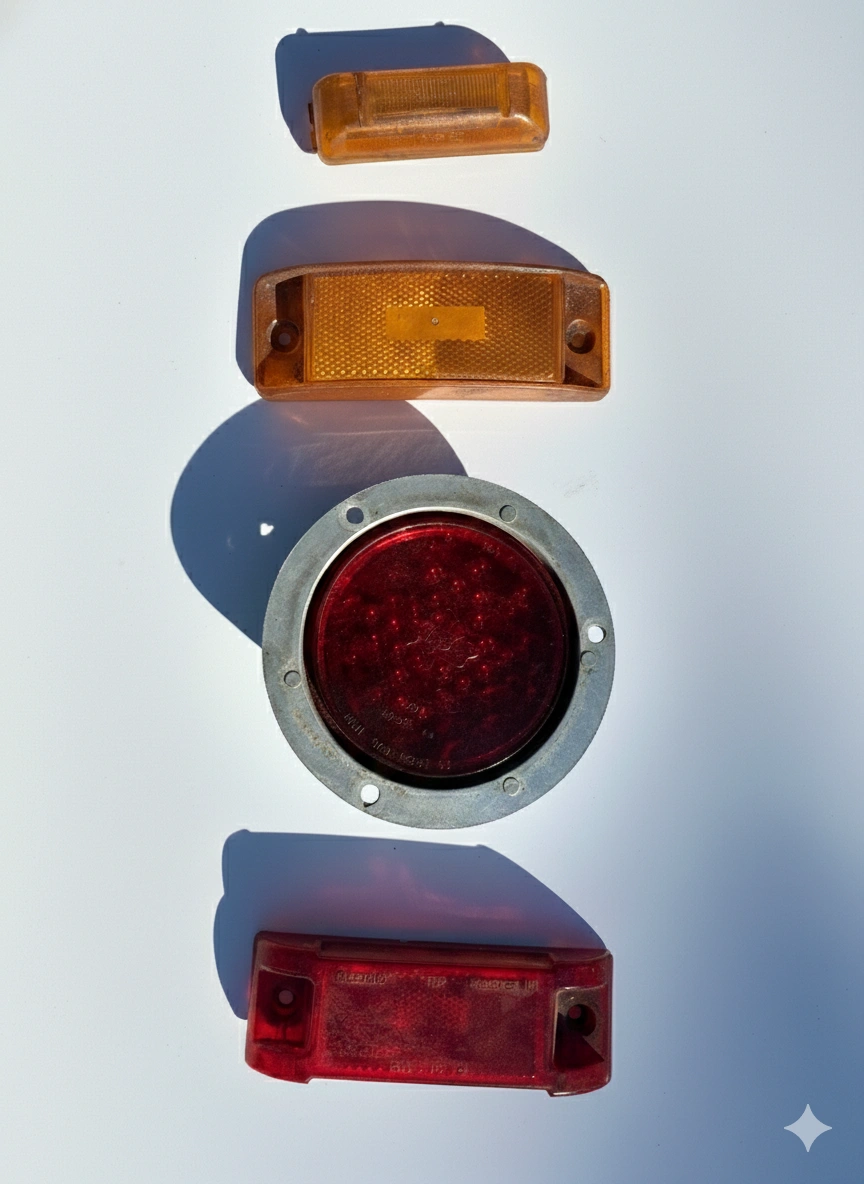Trailer light stock and replacement components